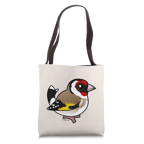 Cute Cartoon European Goldfinch Birdorable Bird Species Tote Bag
