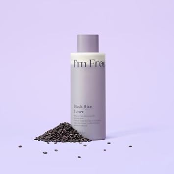 I'm from Black Rice Toner for Oily Skin, Lightweight, Niacinamide, Panthenol, Glass Skin, Fragrance Free, Korean Skin Care, 150ml, 5.07 fl.oz
