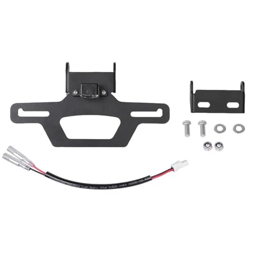 ZOPQRTXYZ For SUZUKI GSX1300R HAYABUSA 2021-2025 �o�C�N�p�i���o�[�v���[�g�z���_�[ �e�[���^�C�f�B �t�F���_�[�G���~�l�[�^�[ �o�C�N�p �i���o�[�v���[�g�z���_�[(Regular LED)