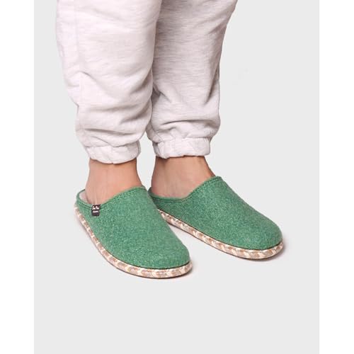 Image of Raw felt slippers for women by TONI PONS