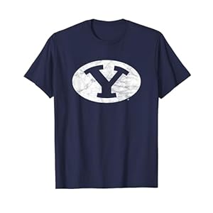 BYU Cougars Distressed Primary T-Shirt