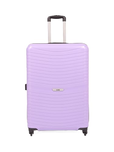 Image of ZOUK Zoya Trolley Bag Large Size 77cm Hard Shell Suitcase Luggage Trolley Bag with Silent 360 Spinner Wheels, Lightweight Check-in Travel Suitcase with Combination Lock | Lilac