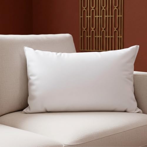 Image of SAJAVAT HOME Ultra Soft Microfiber Pillow | Hypoallergenic White Sleeping & Decorative Pillow Insert for Bed, Sofa & Home Comfort | 12x18 in (30x45 cm) | Pack of 1