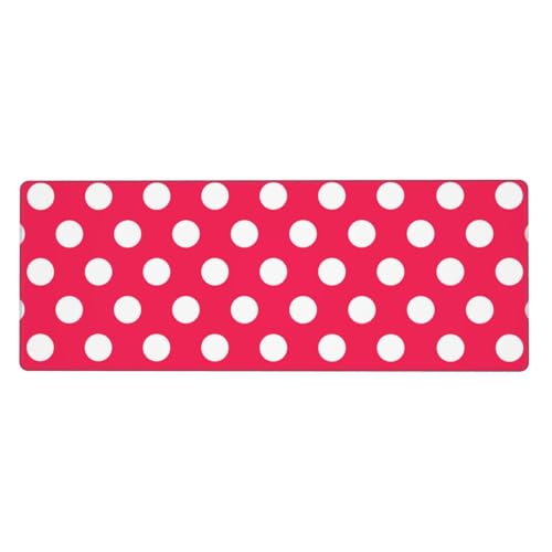 Grand tapis de souris de jeu 30x80cm en caoutchouc antidérapant avec bords cousus pour PC