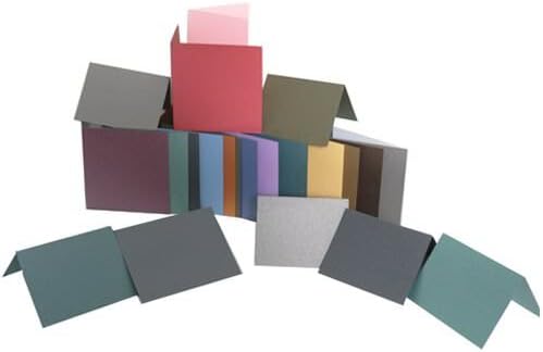 5 x 7 (fits Inside an A7 Envelope) Stardearm Metallic Lapiz Lazuli Foldover Card - 50 Cards per Pack