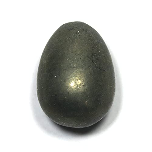 【石流通センター】【置き石】天然石たまご型 パイライト 天然石 パワーストーン