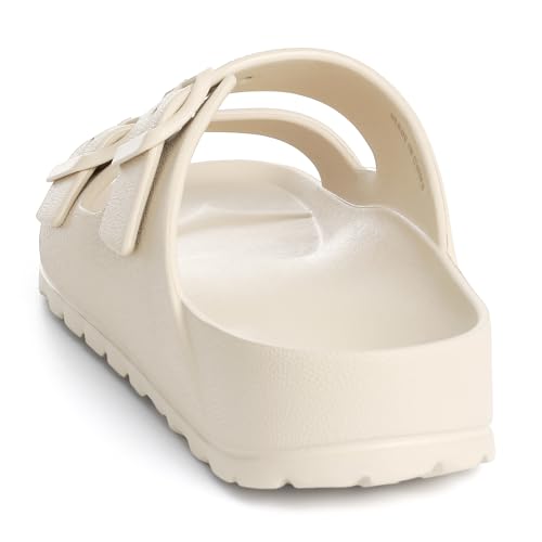 Image of KIDMI Medium Arch Support EVA Beach Sandals for Women | Women's Adjustable Buckle Straps Waterproof Pool Sandals, Comfortable Slip on Summer Slides for home and Casual Walks