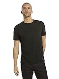 Doppelpack TOM TAILOR Herren Doppelpack Crew Neck T Shirt, Schwarz (Black), XXL EU