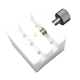 SUIOPPYUW Strumento professionale per orologiai per riparazioni efficaci Blocco porta cinturino compatto e portatile con funzioni di funzionamento fluide Blocco porta cinturino, Bianco, 4.1 cm