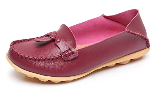 Image of VenusCelia Women's Decoration Comfy Walking Flat Loafer