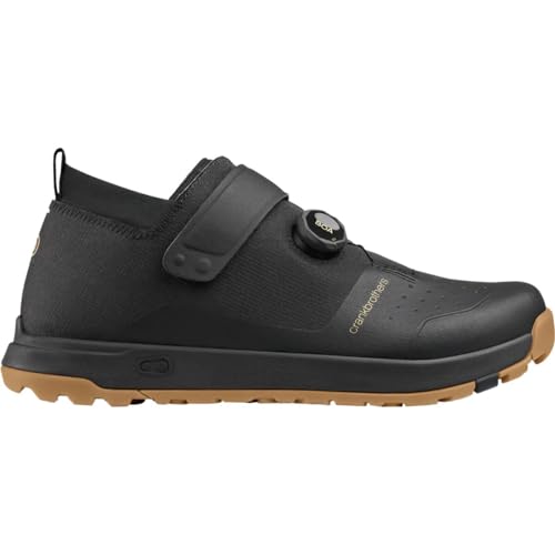 Crankbrothers Mallet Trail Boa - Zapatillas de ciclismo de montaña unisex para adultos, Negro/Oro, 12.5