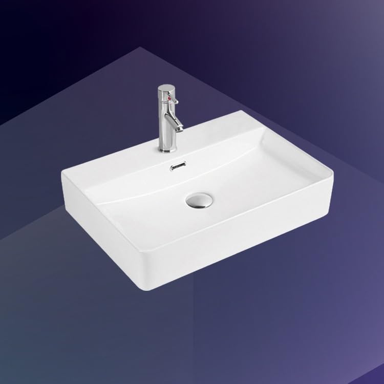 Umywalka Łazienkowa Umywalka Nablatowa Umywalka Ceramiczna Do Użytku Domowego Kwadratowa Umywalka Artystyczna Umywalka Ceramiczna Nablatowa Hotelowa Umywalka Nablato