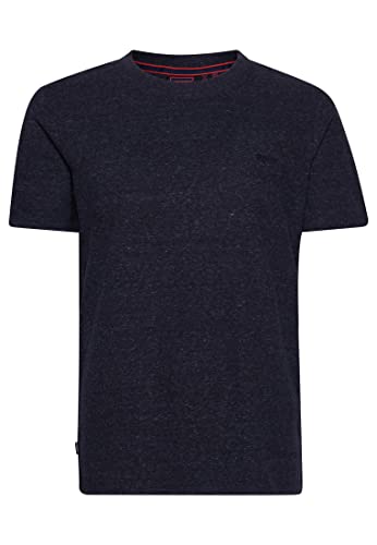 Superdry Vintage Logo EMB Tee Women's T-Shirt, Vintage Navy (Vintage Navy Marl), 10