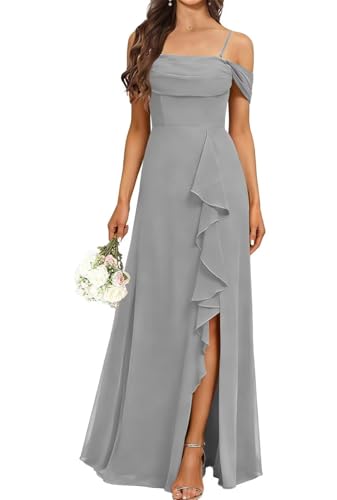 Robe de demoiselle d'honneur de princesse en mousseline de soie