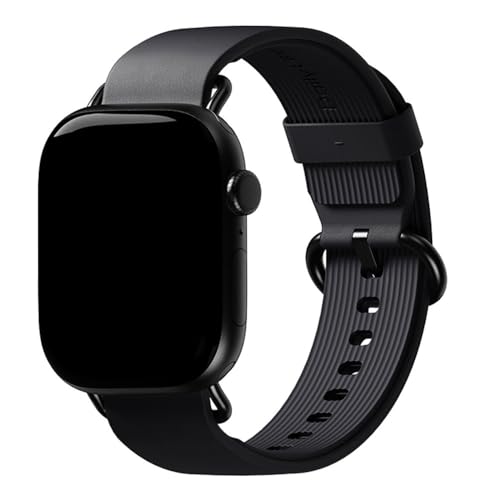 Image of DailyObjects Ellipse Leather Watch Strap Compatible with Apple Watch Series 11 /10 (42mm) | Series 9 /8 /7 41mm, SE3 /SE2 /SE /6 /5 /4 (40mm) | Series 3 38mm -Watch Not Included