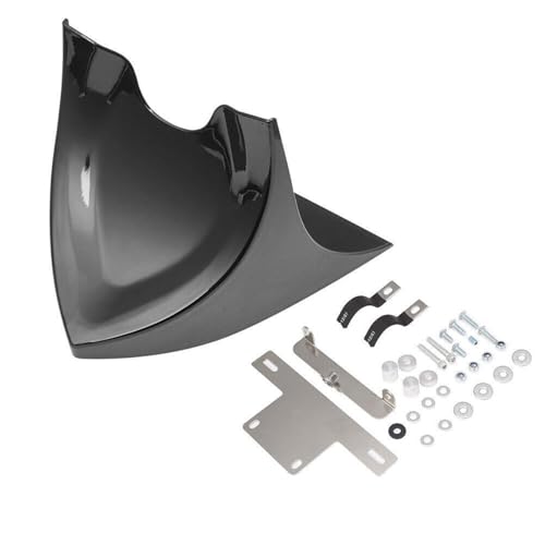 Spoiler Avant Moto Noir Brillant pour Harley Touring Fatboy