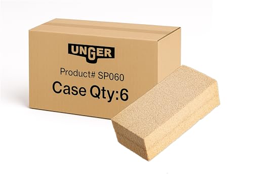 Image of Unger Commercial Soot Master Sponge (Case of 6) - Heavy Duty Cleaning Sponge for Removing Soot, Smoke, and Dirt from Windows, Walls, and Surfaces - SP060