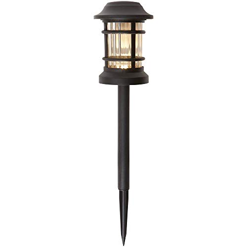 Hampton Bay Low Voltage Led Black Industrial Look Pathway Light #TOP3