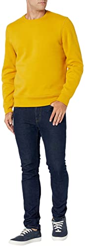 Amazon Essentials Men's Fleece Crewneck Sweatshirt (Available In Big & Tall), Gold, Large #TOP2
