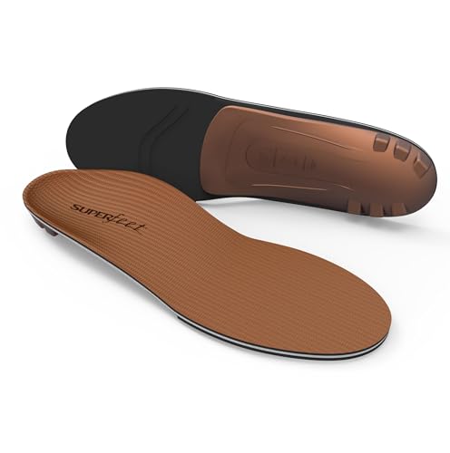 Superfeet All-Purpose Memory Foam Support Insoles (Copper)- Trim-To-Fit Cushioned Arch Support Shoe Insert - Professional Grade - 5.5-7 Men / 6.5-8 Women