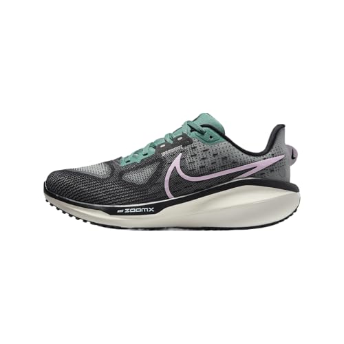 Nike Vomero 17 Women's Road Running Shoes (FB8502-301, Bicoastal/Black/Sail/Pink Foam) Size 10