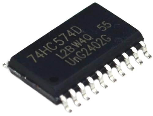 74HC273D IC flip-flop en formato SOP-20 SMD lote de 5 piezas para circuitos logicos de montaje superficial