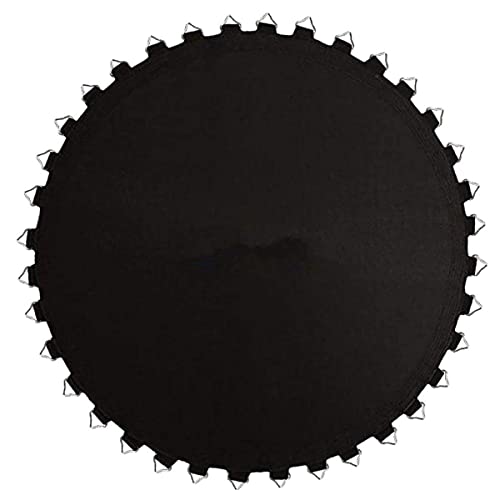 Tapis De Saut De Rechange pour Trampoline avec Anneaux en V, Tapis De Rebond De Trampoline en Toute Sécurité,13ft 80 Buckles,Black