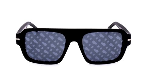 Image of Boss BOSS 1595 /S Black /Grey Top Linear 53 /19 /145 men Sunglasses