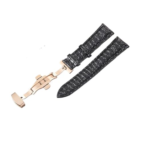 [X] p^[fUCvvoh 18 ~[g 20 22 24 ~[gjxgvANZT[XgXgbv(Rose gold black,18mm)