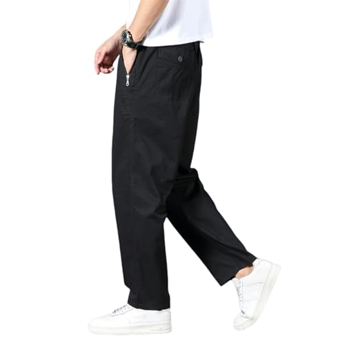 Puliam Easetactic - Flex Fit Zipper-Pocket Durable Pants Men's Lightweight Cargo Trousers for Hiking and Casual Travel