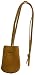 Small Brown Leather Drawstring Medicine Tobacco Pouch/Bag/Necklace