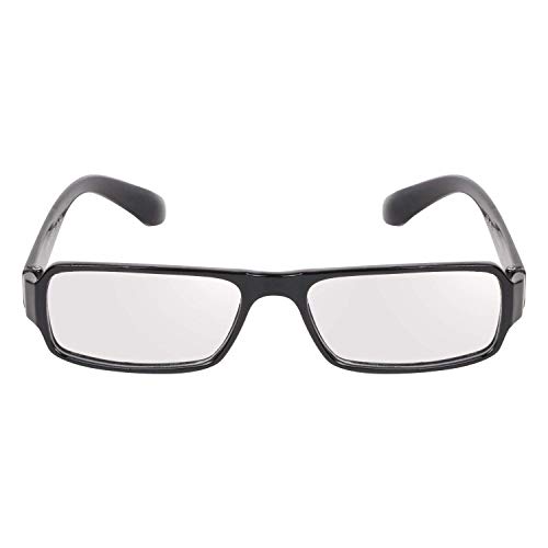 Image of Glasswear Blue Cut Anti Glare Blue Light Filter Glasses For Men And Women Black Square Frame UV Protection