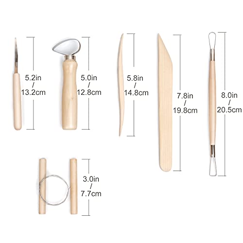 Nozomy NO-PCT Clay Tools,12Pcs Pottery Clay Sculpting Tool Set thumb #1