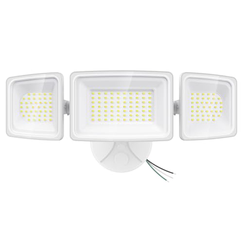 Onforu 130W LED Security Light, 13000LM Outdoor Indoor Flood Light Switch Controlled, IP65 Waterproof LED Exterior Floodlight, 6500K White Wall Mount Security Lighting for Entryway,Garage,Yard,Eave by Onforu - Used condition - US$38.33