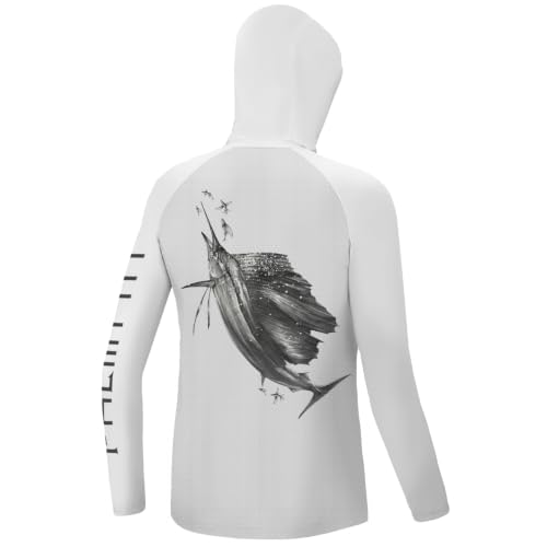 Image of Palmyth Boys Fishing Shirt UPF 50+ Youth Long Sleeve Shirts with Hooded