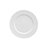 10 Strawberry Street Royal White 7' Bread & Butter Plate, Set of 6, White