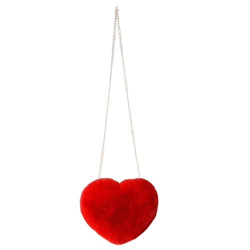 CHENBOOW Bolso Bandolera para Mujer,Bolso de Hombro de Corazón Rojo,Lindo Bolso de Felpa,Linda Bolsa de Cuerpo Cruzado para Mujeres,para Exterior,Carnaval,Viajes,Uso Diario CHENBOOW Bolso Bandolera para Mujer,Bolso de Hombro de Corazón Rojo,Lindo Bolso de Felpa,Linda Bolsa de Cuerpo Cruzado para Mujeres,para Exterior,Carnaval,Viajes,Uso Diario