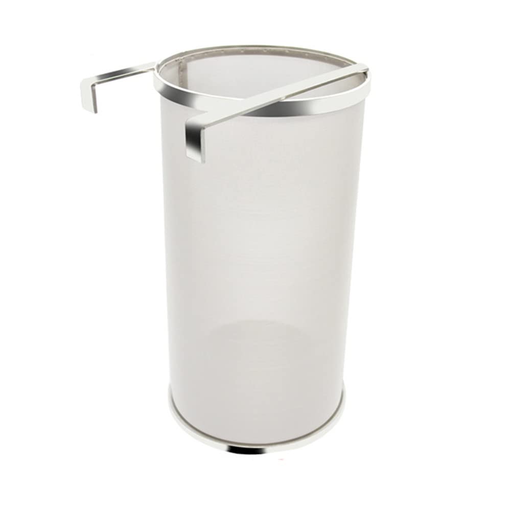 N.F. Bier-Trockentrichterfilter, 304 Edelstahl Hopfensieb 300/400 Micron Mesh Bierfilterpatrone Edelstahl Bierfass (5.2x3.7)