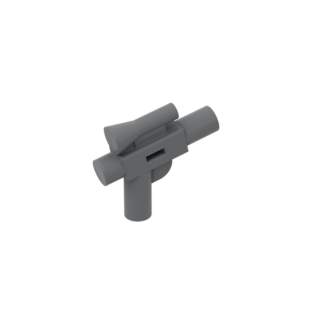 Gobricks Props Weapon Gun/Blaster Small (Star Wars) 50PCS Compatible with Lego 92738 GDS-21151 Classic Bulk Toy MOC Color:Dark Bluish Gray 199