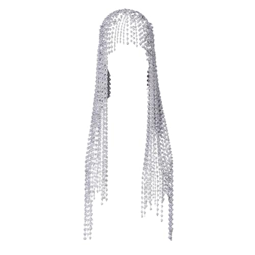 Chaîne de cheveux à franges en perles pour mariage et coiffure bohème chic quotidienne
