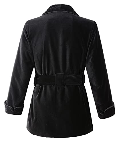 Mens Smoking Jacket Velvet Fully Satin Lined2