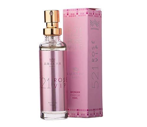 Perfume Feminino de Bolso 521 Rosé Vip Amakha Paris