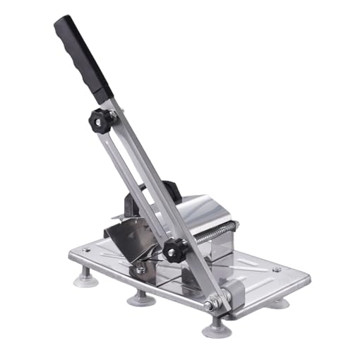 Cortadora eléctrica Cortadora de carne manual - Cortador de acero inoxidable Máquina de corte manual de alimentos | Cortadora de alimentos, rollos de carne de res y cordero cuchillos de carne para