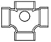 Lasco DWV Fitting - 3" x 2" Double San Tee 1-Inlet