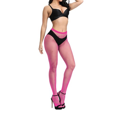 5 PCS Womens Mini Grid Fishnet Stockings, Stretchy Thigh Hight Waist Fishnet Pantyhose Tights3