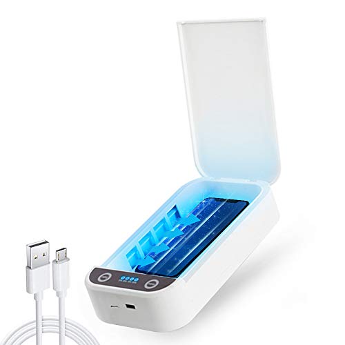 Cell Phone Clean Box, Portable Light Smart Phone Soap with USB Charging Function, Suitable for iOS Android Mobile Phone Toothbrush Keys