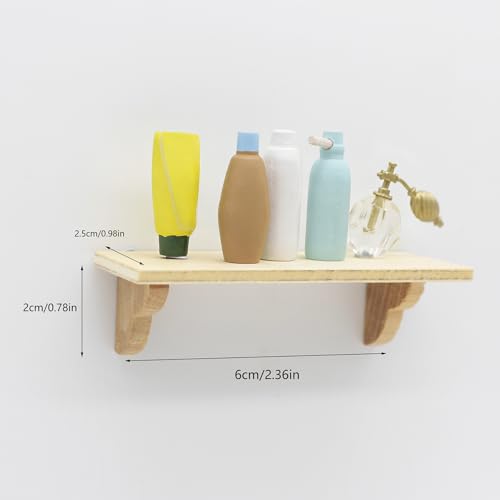 Muebles de baño para casa de muñecas 1/12 con accesorios en miniatura 6