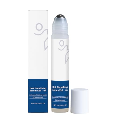 NHPY Sérum capillaire roll-on au romarin, 25 ml, scalp serum le cuir chevelu, pour tous types de cheveux