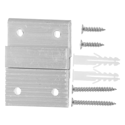 Image of Heavy Duty Z Shaped French Cleat Picture Hanging Kit Interlocking Wall Mount Brackets for Mirrors Artwork and Photo Frames Includes Screws and Level Tool