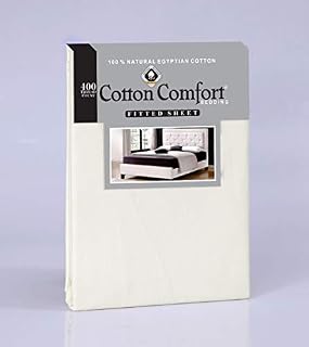 Danny Textiles 400 Thread Count 100% Egyptian Cotton EXTRA DEEP Fitted Sheet Hotel Quality Double Cream